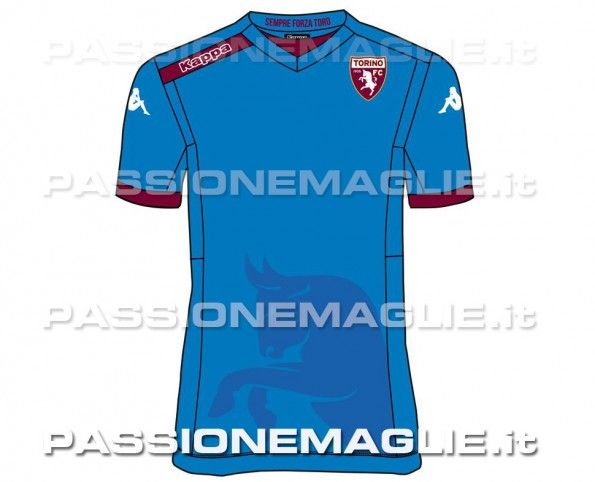 Terza maglia Torino azzurra 14-15 anteprima