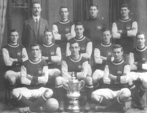 Burnley vincitore FA Cup 1914