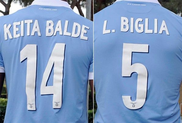 Font nomi numeri Lazio 2014-2015 Macron