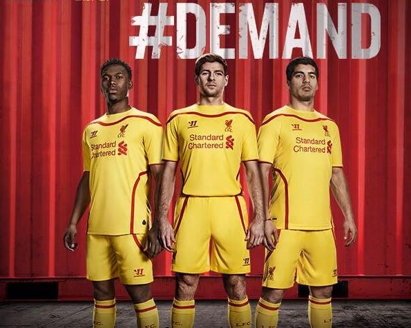 Liverpool kit away 2014-2015