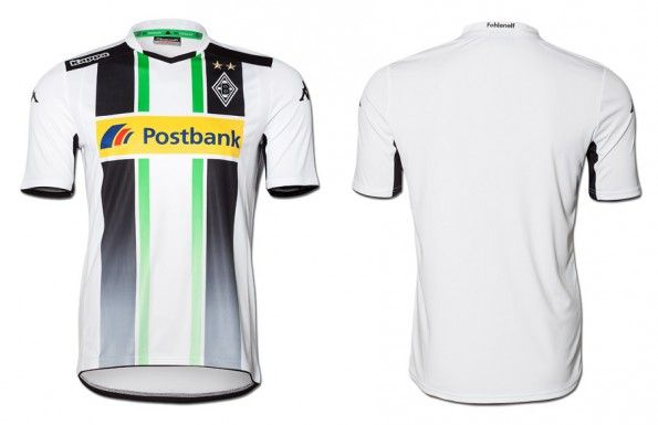 La maglia Kappa del Borussia Monchengladbach per il 2014-2015
