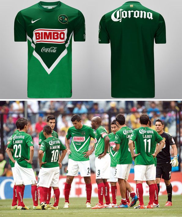 Club America maglia Nike green power 2014