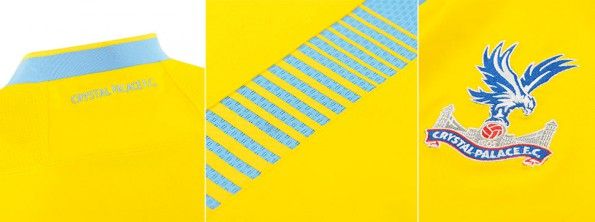 Particolari divisa Crystal Palace away 2014-15