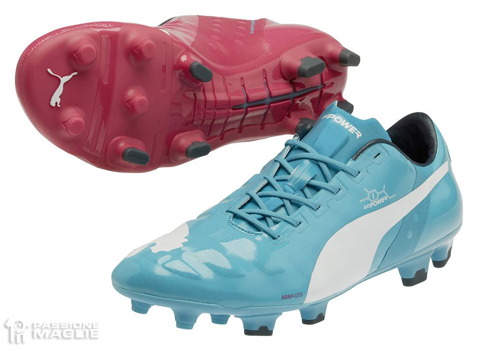 scarpe puma rosa e blu