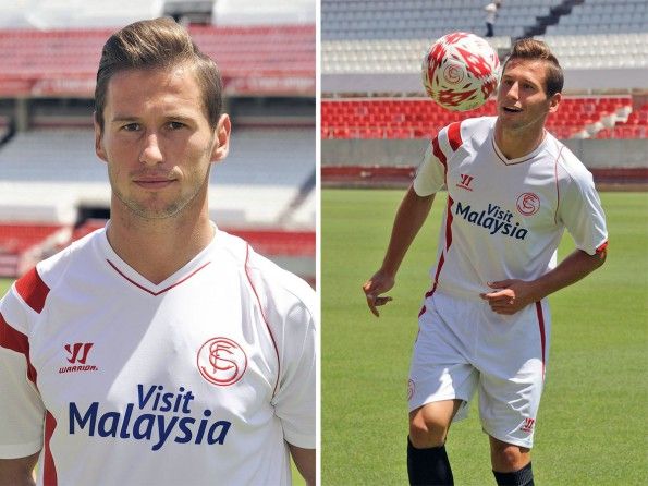 Maglia Siviglia 2014-15 sponsor Visit Malaysia