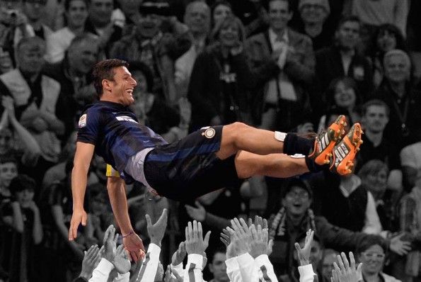 Javier Zanetti in trionfo