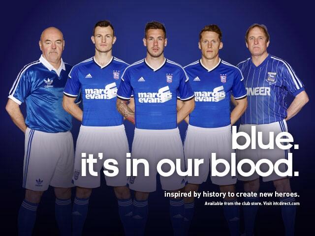 Ipswich Town 14-15 Home Kit