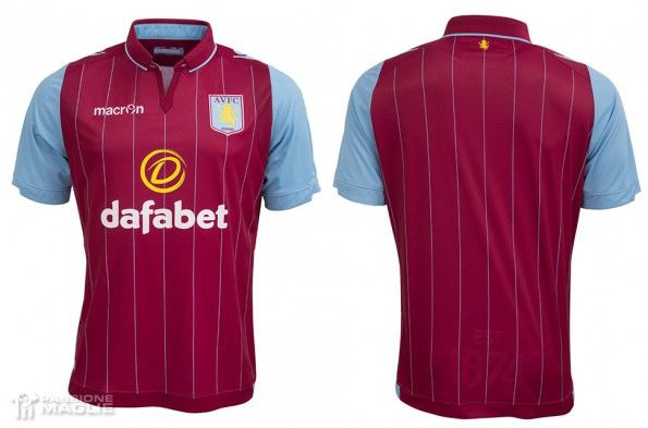 Maglia Aston Villa 2014-15 Macron