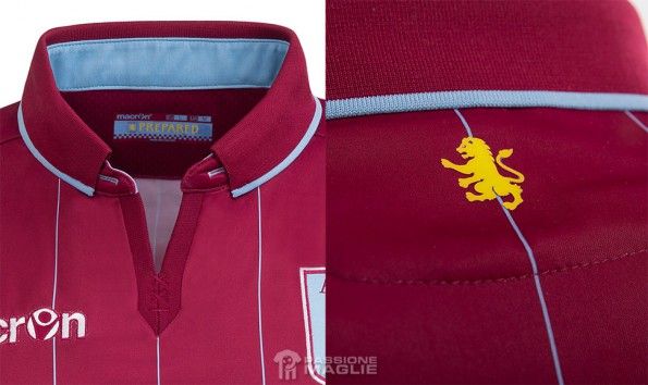 Colletto maglia Aston Villa 2014-2015