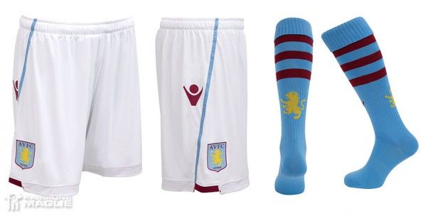 Aston Villa pantaloncini calze home 2014-15