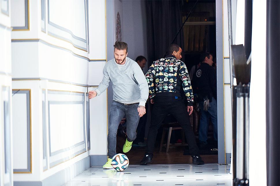 Beckham e Moura nello spot adidas