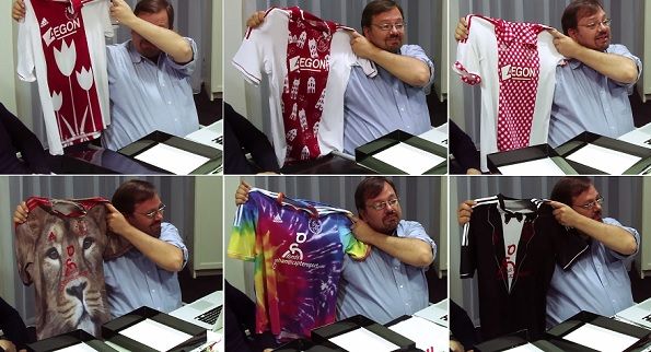 Le finte maglie 2014-2015 dell'Ajax