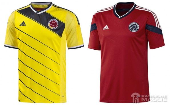Maglie Colombia Mondiali 2014 adidas