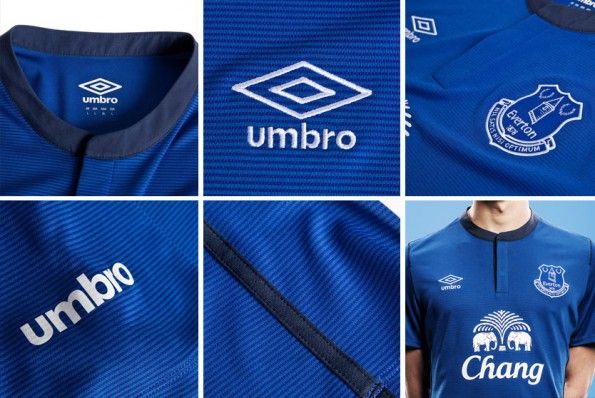 Dettagli Everton kit home 2014-2015