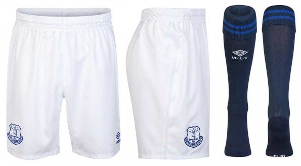 Pantaloncini calzettoni Everton 2014-15 home