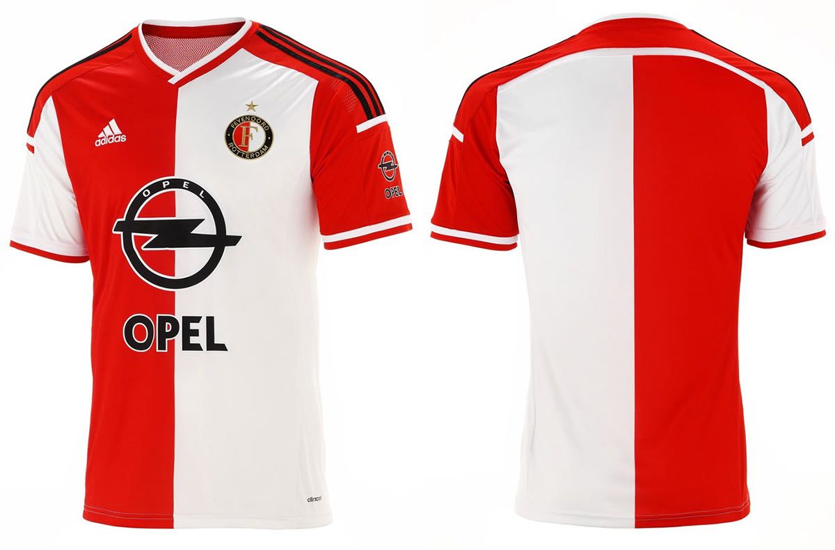 Maglia Feyenoord 2014-2015, adidas torna a vestire gli olandesi