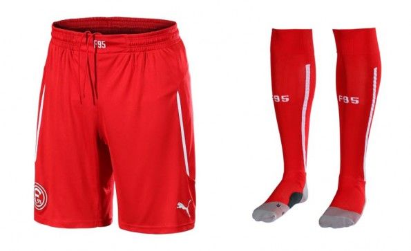 Calzoncini calzettoni home Fortuna Dusseldorf 2014-15