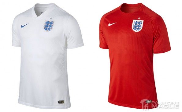 Maglie Inghilterra Mondiali 2014