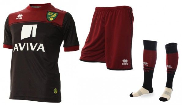 Seconda maglia Norwich City 2014-15