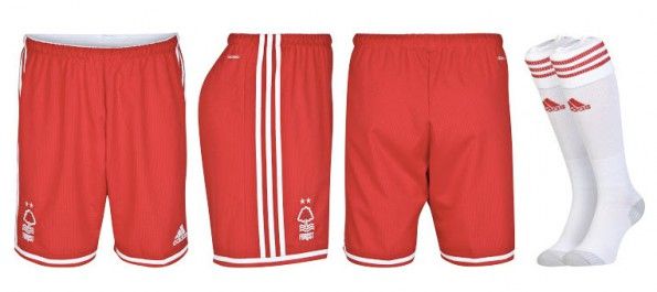 Pantaloncini calzettoni Nottingham Forest away 2014-15