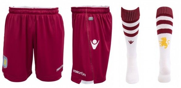Pantaloncini e calzettoni trasferta Aston Villa 2014-2015
