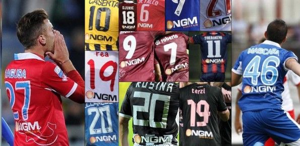 Sponsor NGM maglie Serie B 2013-2014