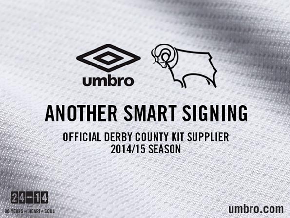 Umbro sponsor tecnico Derby County