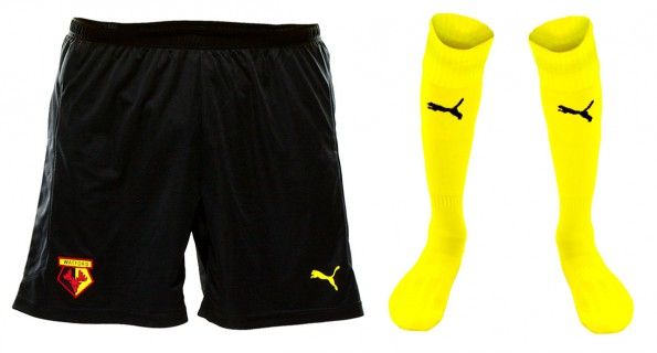 Watford pantaloncini calzettoni home 2014-15