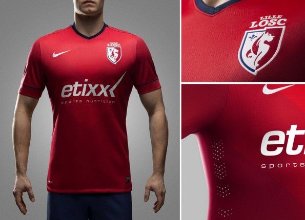 Dettaglia maglia Nike Lille 2014-2015