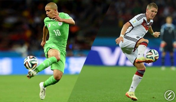 Feghouli (Algeria) & Schweinsteiger (Germania)