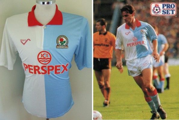 Maglia Blackburn 1990-1991 Ribero
