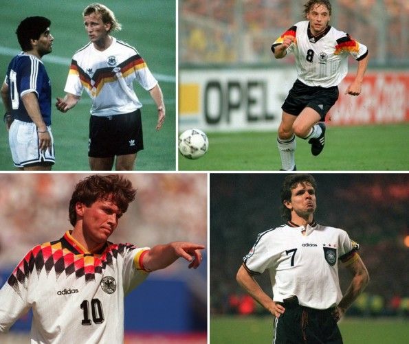 Maglie della Germania 1990-1992-1994-1996
