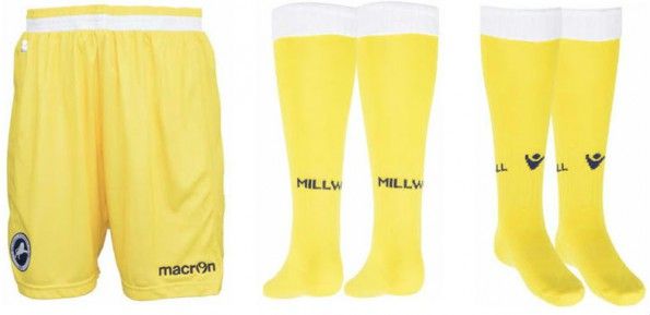 Calzoncini calzettoni Millwall away 2014-2015