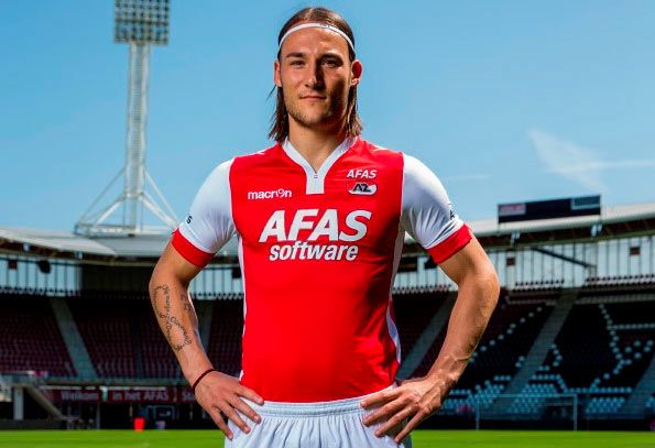 Presentazione maglia AZ Alkmaar Macron 2014-15