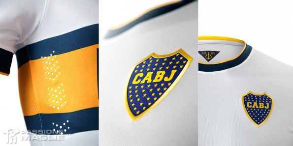 Colletto, stemma Boca Juniors away 2014-15