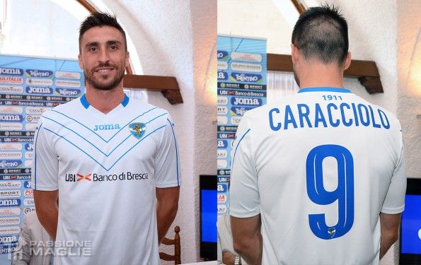Seconda maglia Brescia 2014-15 Caracciolo