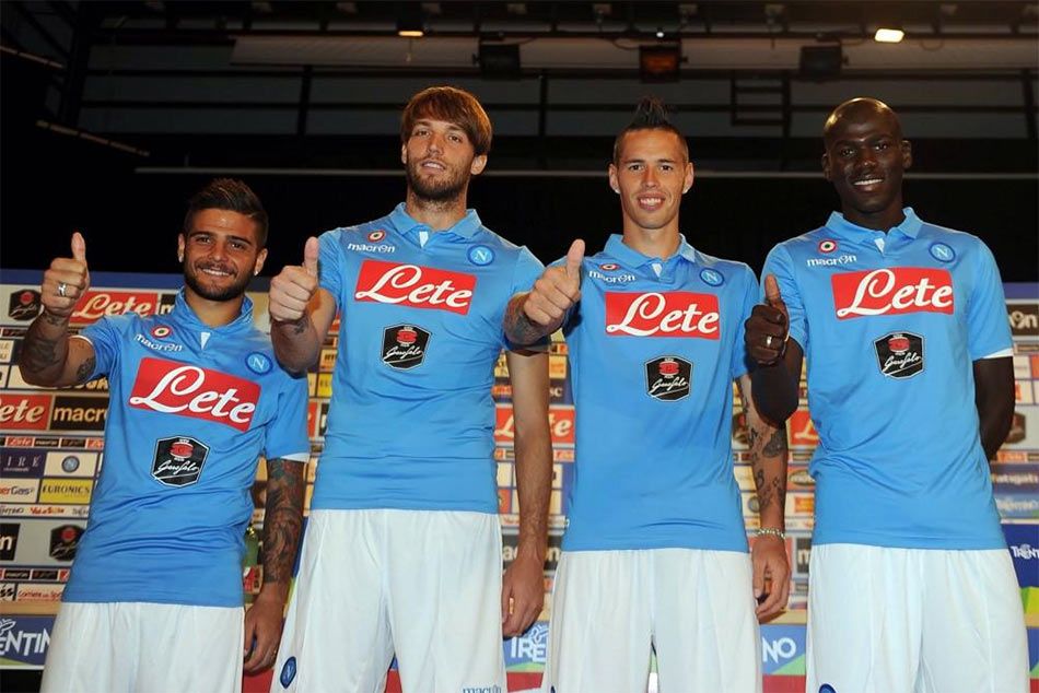 Presentazione maglia Napoli 2014-2015