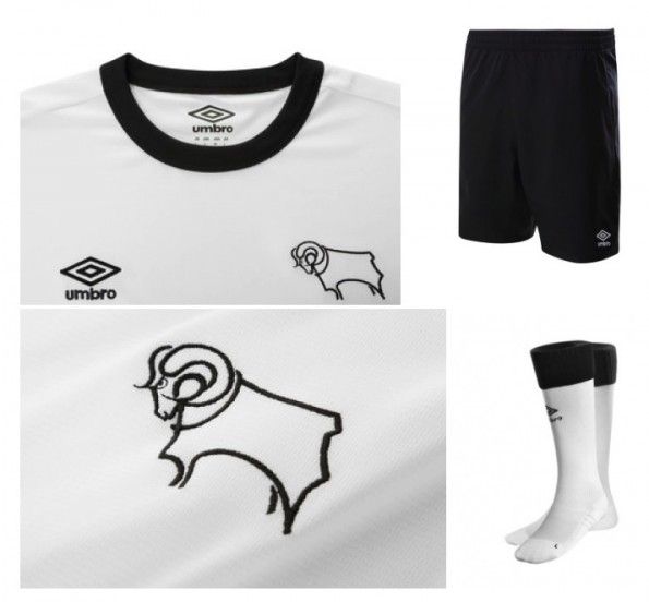 Dettagli maglia home Derby County 2014-15