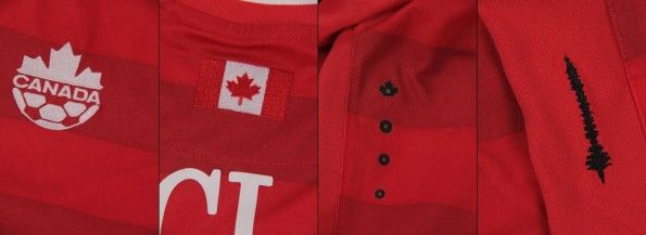 Dettagli prima maglia Canada 2014-2015
