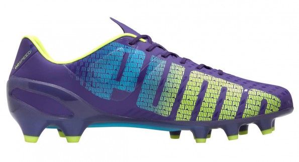 Scarpini evoSpeed Puma viola e gialli