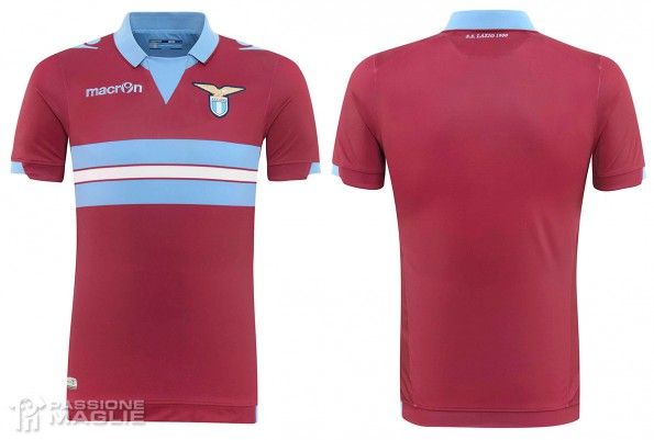 Seconda maglia Lazio 2014-15 bordeaux