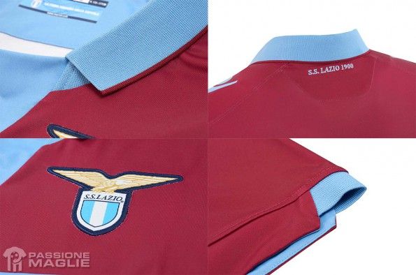 Dettagli maglia trasferta Lazio 2014-15