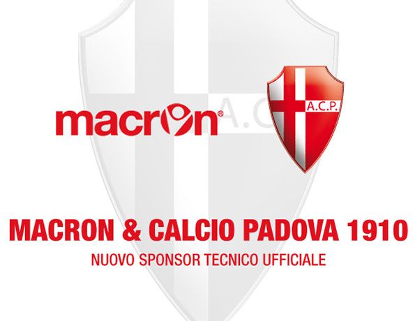 Macron sponsor tecnico Padova