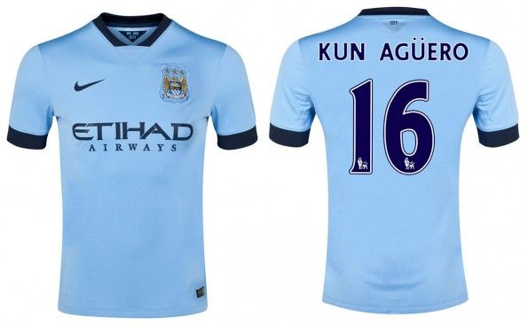 Maglia Manchester City 2014-2015 home