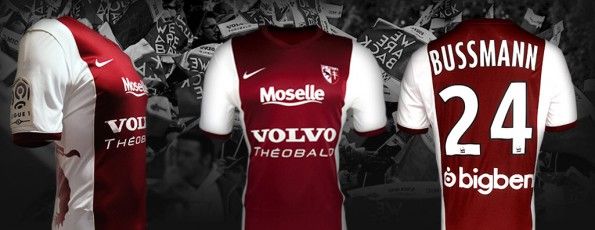 Maglia home Metz 2014-2015