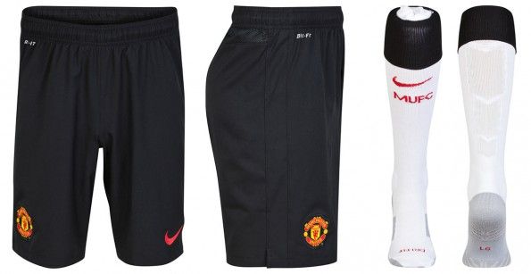 Manchester United pantaloncini calzettoni away 2014-15