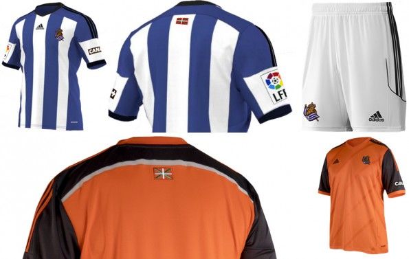 Dettagli Maglie Real Sociedad 2014-2015