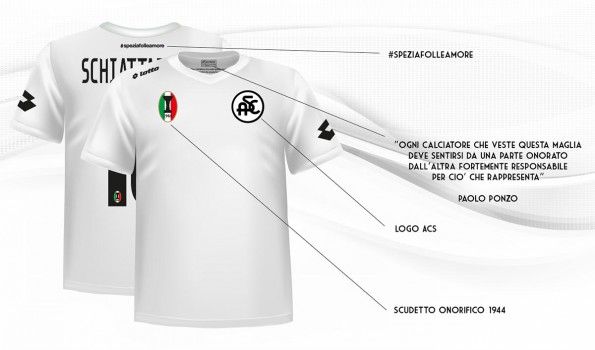 Prima maglia Spezia 2014-2015