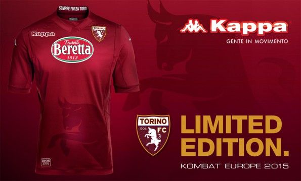Maglia Torino Europa League 2014-15 edizione limitata