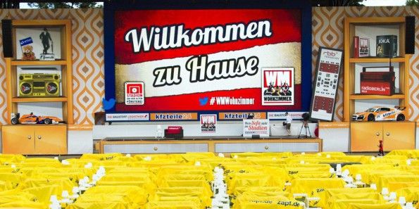 Union Berlin, mondiali 2014, stadio salotto, logo iniziativa